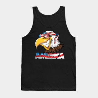 American Eagle Red White And Blue Patriot Tank Top